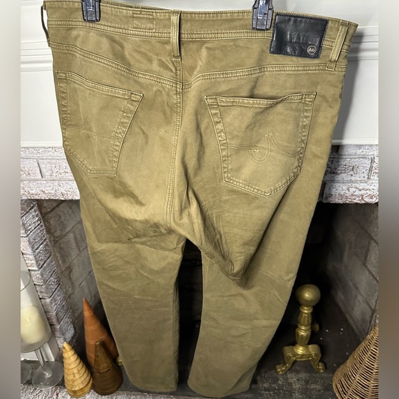 AG Adriano Goldschmied Olive Trousers - Picture 2 of 5